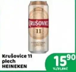 Brněnka Heineken Krušovice 11 nabídka