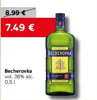 VELTA Free Shop Becherovka nabídka
