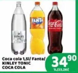 Brněnka Coca cola Fanta Kinley tonic coca cola nabídka