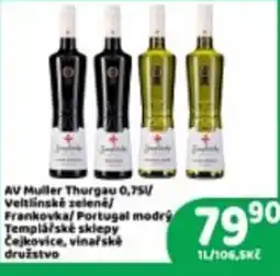 Brněnka Av Muller Thurgau nabídka