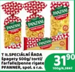 Brněnka Panzani špagety/torti/farfalle/penne rigate nabídka