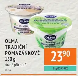 Coop hb Olma tradiční pomazánkové nabídka