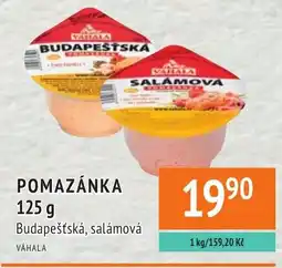 Coop hb Váhala pomazánka budapešťská salámová nabídka