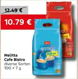 VELTA Free Shop Melitta Cafe Bistro nabídka