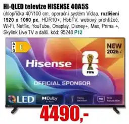 EVA Hisense Hi-QLED televize 40A5S nabídka