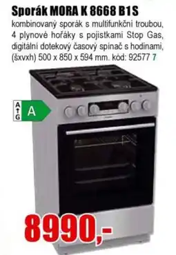 EVA Sporák MORA K 8668 B1S nabídka
