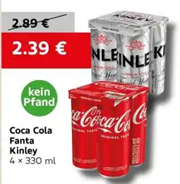 VELTA Free Shop Coca Cola Fanta Kinley nabídka