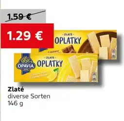 VELTA Free Shop Opavia zlaté oplatky nabídka