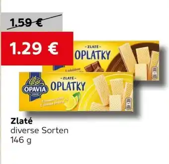 VELTA Free Shop Opavia zlaté oplatky nabídka