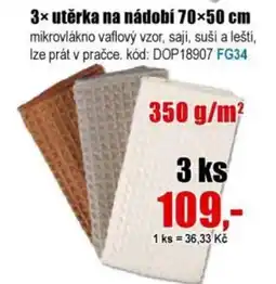EVA utěrka na nádobí nabídka