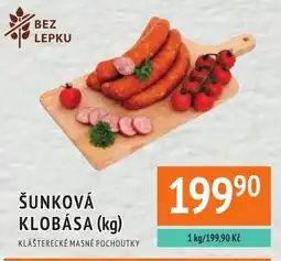Coop hb Klášterec šunková klobása nabídka