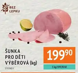 Coop hb Steinex šunka pro děti výběrová nabídka