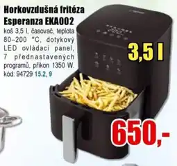 EVA Esperanza horkovzdušná fritéza EKA002 nabídka