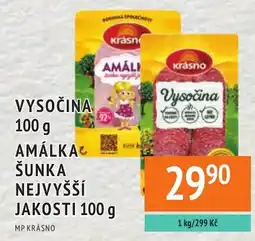 Coop hb Krasno vysočina šunka nabídka
