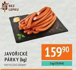 Coop hb Kostelecké uzeniny javořické párky nabídka