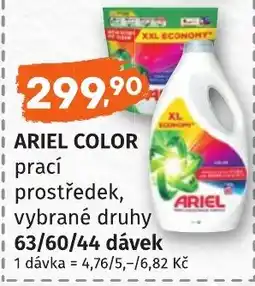 Coop hb Ariel color prací prostředek, vybrané druhy nabídka