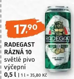 Coop hb Radegast různá 10 nabídka