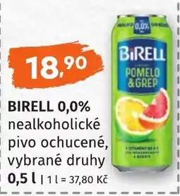 Coop hb Birell pivo ochucené nabídka