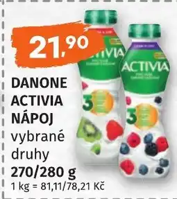 Coop hb Danone Activia nápoj nabídka