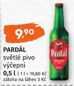 Coop hb Pardál světlé pivo výčepní nabídka