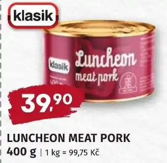 Coop hb Klasik luncheon meat pork nabídka