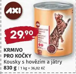 Coop hb Axí kousky s hovězím a játry nabídka