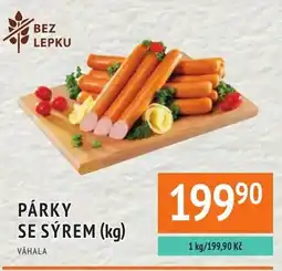 Coop hb Váhala párky se sýrem nabídka