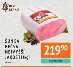 Coop hb Bečva šunka nabídka