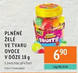 Coop hb Violet kangaroo plněné želé ve tvaru ovoce nabídka