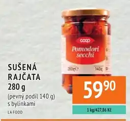 Coop hb La food sušená rajčata s bylinkami nabídka