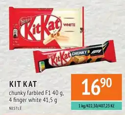 Coop hb Kit Kat chunky farbled F1 40 g, 4 finger white 41,5 g nabídka