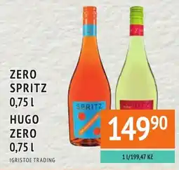 Coop hb Zero spritz, Hugo zero nabídka