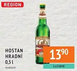 Coop hb Heineken Hostan Hradní nabídka