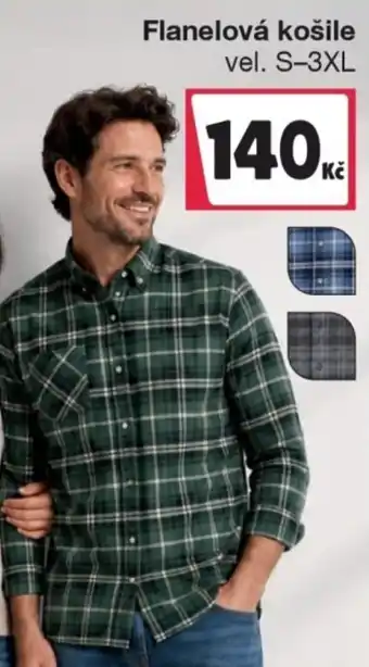 Flanelová košile