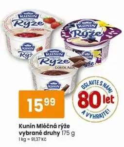 TEMPO Kunín Mléčná rýže nabídka