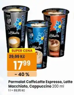 TEMPO Parmalat Caffelatte Espresso, Latte Macchiato, Cappuccino nabídka