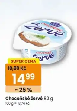 TEMPO Chocenske zervé nabídka