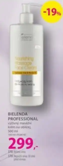 Bielenda Professional vyživující masážní krém na obličej