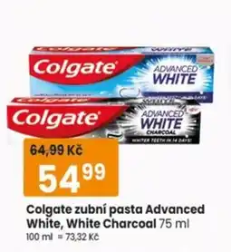 TEMPO Colgate zubní pasta Advanced White, White Charcoal nabídka