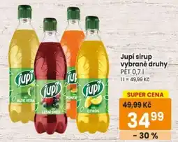 TEMPO Jupí sirup vybrané druhy nabídka