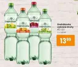 TEMPO Ondrášovka vybrané druhy nabídka