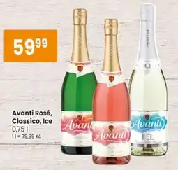 TEMPO Avanti Rosé, Classico, Ice nabídka