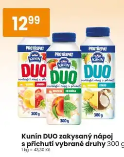 TEMPO Kunín duo zakysaný nápoj s příchutí vybrané druhy nabídka