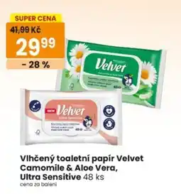 TEMPO Velvet vlhčený toaletní papír nabídka