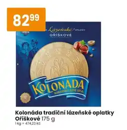 TEMPO Kolonáda tradiční lázeňské oplatky Oříškové nabídka