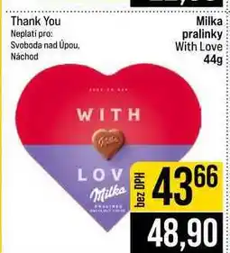 Jip Milka pralinky With Love nabídka