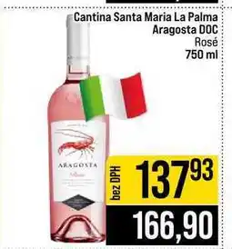 Jip Cantina Santa Maria La Palma Aragosta DOC Rosé nabídka