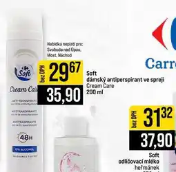 Jip Soft Carr dámský antiperspirant ve spreji Cream Care nabídka