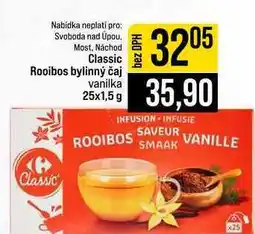 Jip Classic Rooibos bylinný čaj vanilka nabídka