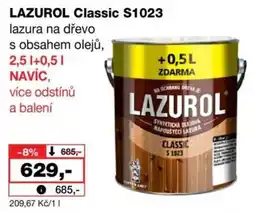 Barvy a laky drogerie Lazurol classic s1023 nabídka
